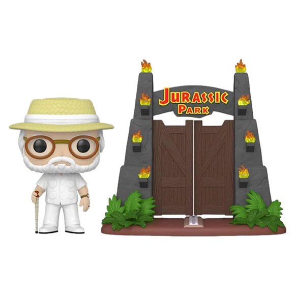 Funko Pop! Town: Jurassic Park - John Hammond with Gates #30 - Picture 2 of 5